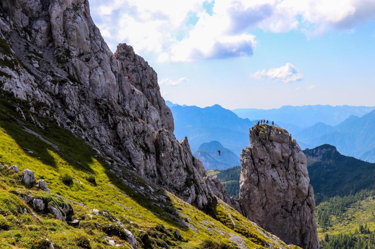 Nassfeld Fruehstueckspension Wulfenia Da Livio Exteriör bild